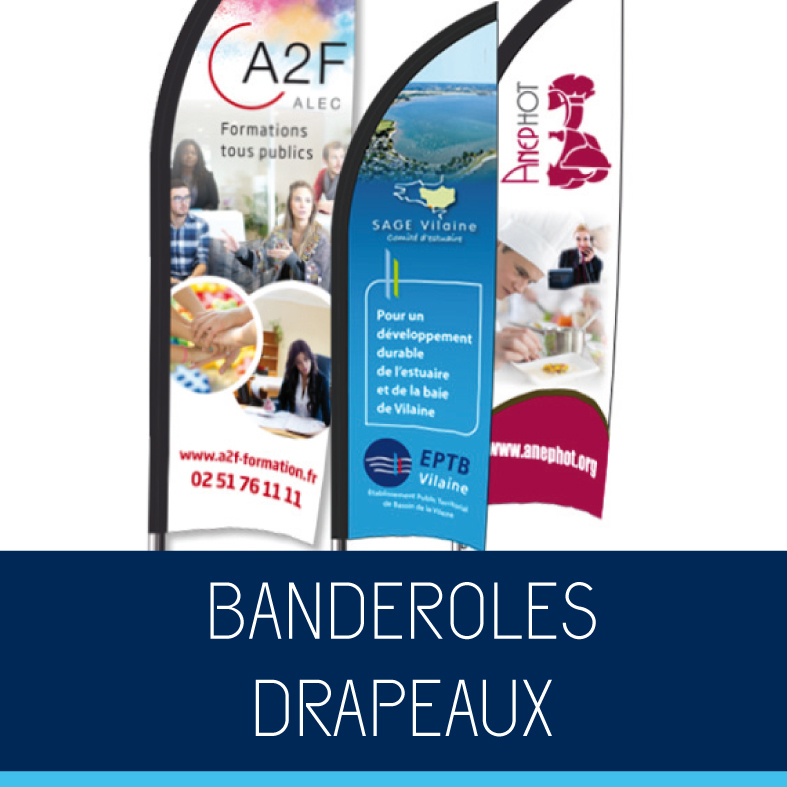 banderoles drapeaux