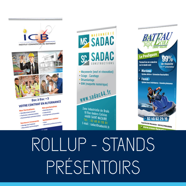 rollup stand presentoirs